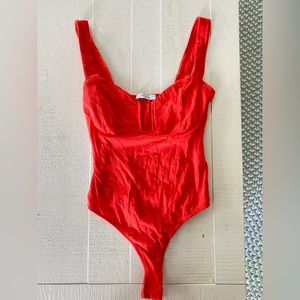 South Moon Under Red Bodysuit